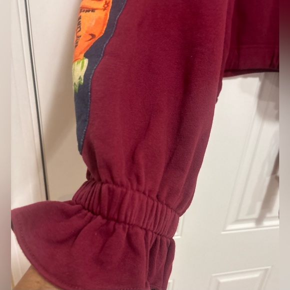 New Anthropologie Nathalie Lete Circus Embroidered / Crystal Sweatshirt Size XL - Picture 9 of 14